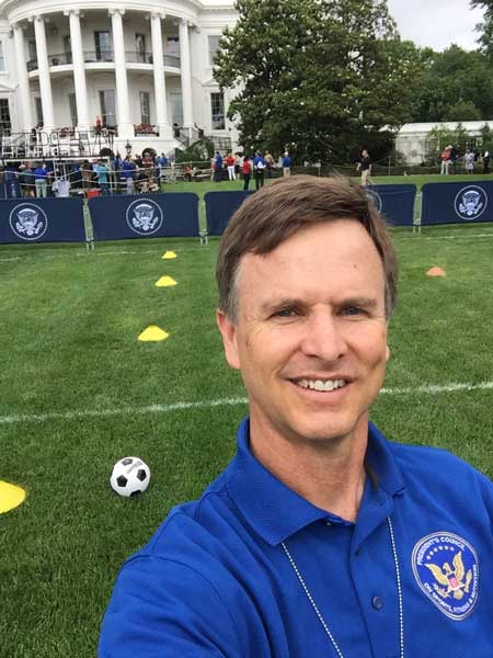 Tim Clark at White House